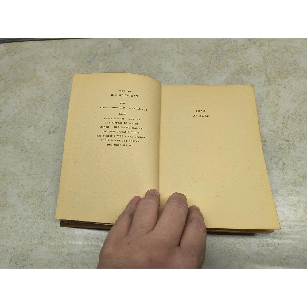 Road‎ of Ages by Robert Nathan (First Edition, 1934, Hardcover)